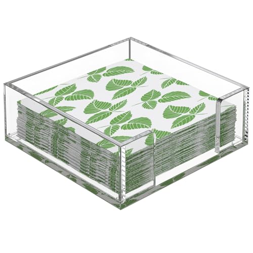 Acrylic Cocktail Napkin Holder for Table, Clear Gu... (Clear | Acrylic)