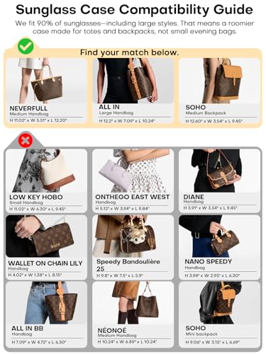 Sunglasses Travel Case Organizer Hangable for Men Women, Eyeglasses Foldable Storage Organizer