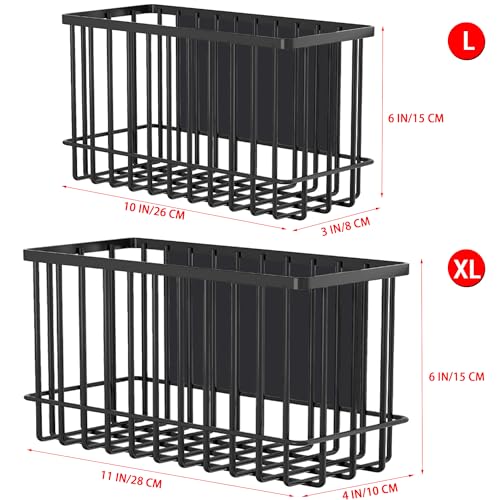Magnetic Shelf Fridge Basket Bin for Whiteboard Washer Dryer Locker Cabinet | No Drilling Or Tools Needed, Reusable Magnet Organizer Classroom Office Home Kitchen Laundry Storage Rack Container Holder
