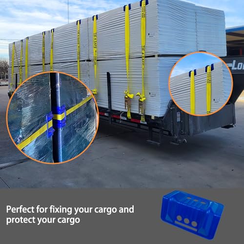 20pcs Flatbed Cargo Edge Corner Protectors Strap Corner Protectors Fit for Cargo Loads to Protect Cargo and Straps