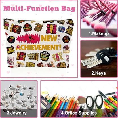 QualityLife DCC Makeup Bag New Achivement Funny Dungeon Book Crawler Reading Carl Merch