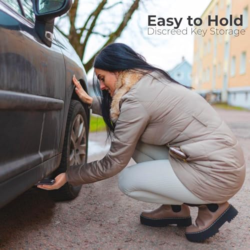 RamPro Hide A Key Magnetic Key Holder Under Car - for Your Car So You Never Lock Out - Store a Spare Key for Your Home, Storage, Office, or Vehicle - 6 pack