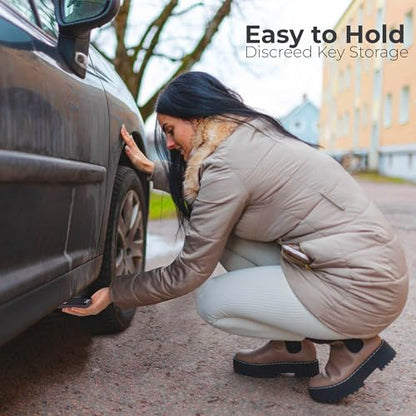 RamPro Hide A Key Magnetic Key Holder Under Car - for Your Car So You Never Lock Out - Store a Spare Key for Your Home, Storage, Office, or Vehicle - 6 pack