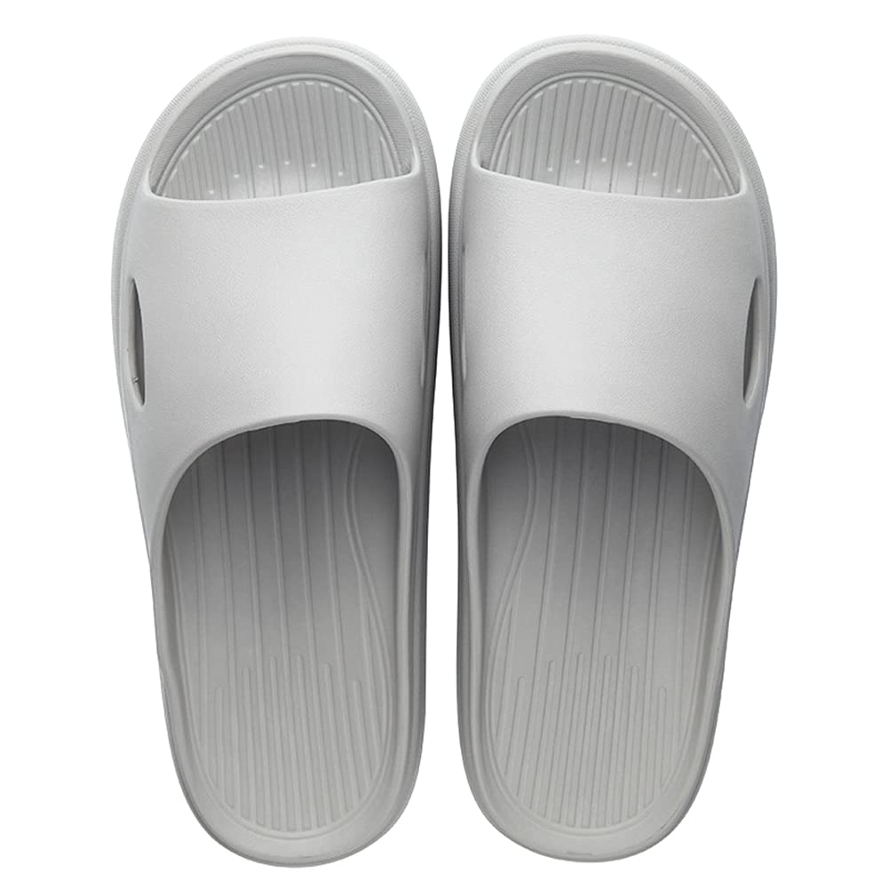 Rojeam Women & Men Shower Slippers Open Toe House Slides Bathroom Sandals