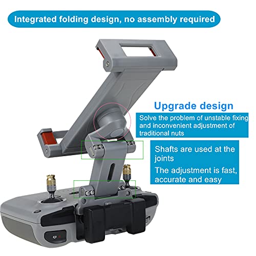 Hanatora RC-N3 N2 N1 N1C Remote Controller 4.7-13 Inch Tablet Holder Mount for DJI Flip,Neo,Air 3S/3/2S/2,Mavic 3 Classic,Mini 4K/5/4 Pro/3/2/2 SE Drone,Extended Control Phone Clip with Lanyard