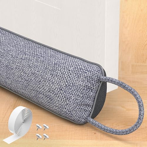 Door Draft Stopper, Heavy Duty Under Door Draft Bl... (Dark Grey)