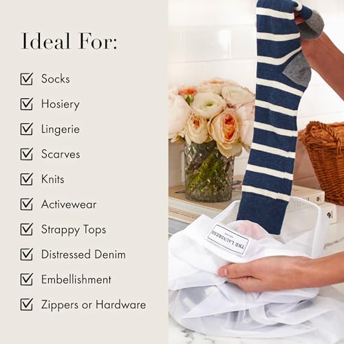 The Laundress Mesh Bag Bundle, Mesh Laundry Bags, One Large One Small