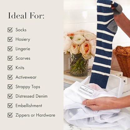 The Laundress Mesh Bag Bundle, Mesh Laundry Bags, One Large One Small