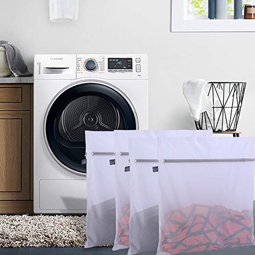 Laundry Bags Mesh Wash Bags, Large Lingerie Bags for Laundry, 4XXL | Fine Mesh, Laundey Bags for Sheet, Blanket, Curtain, Cushion Cover, Comforter, Tumble Dryer Safe, Extra Large
