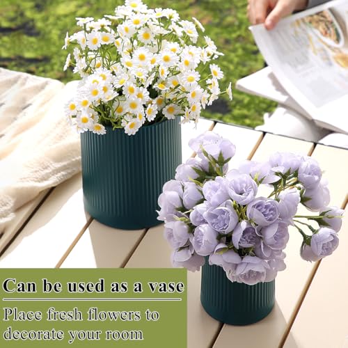 360° Rotating Utensil Holder, 6.3''+4.7'' Plastic... (2.Green)