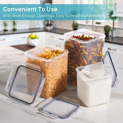 Vtopmart 10 PCS Flour and Sugar Storage Container, Include 3 Sizes