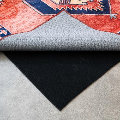 Hold-a-Rug Plush 2' x 4' Nonskid, Nonslip Rug Pad, Reversible Gripper, ¼ Thick, Safe for All Floors and Carpet, Keep Area Rugs Secure