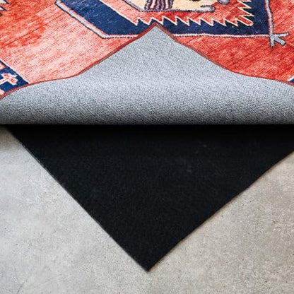 Hold-a-Rug Plush 2' x 4' Nonskid, Nonslip Rug Pad, Reversible Gripper, ¼ Thick, Safe for All Floors and Carpet, Keep Area Rugs Secure
