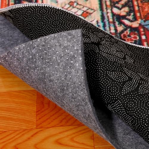 Non Slip Rug Pad 9 x 12 Ft, Extra Large Felt Under Rug Cushioning, Carpet Padding for Area Rugs on Hardwood, Laminate & Tile Floors, Keeps Rugs Secure