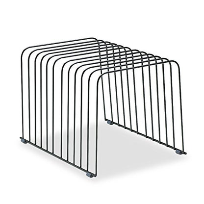 Fellowes 72112 Desktop Organizer, 11 Sections, Wire, 9" x 11-3/8" x 8", Black