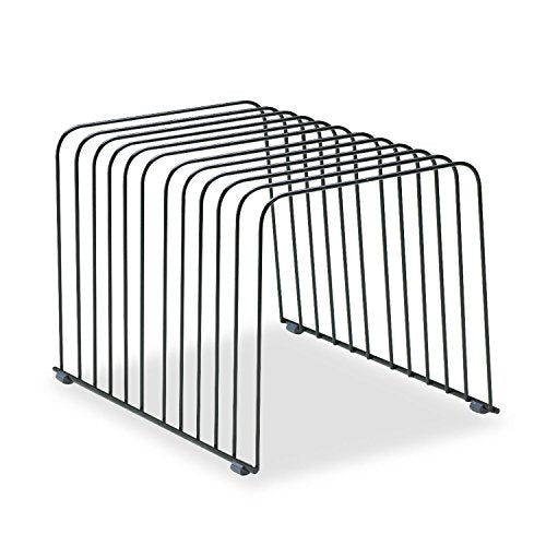 Fellowes 72112 Desktop Organizer, 11 Sections, Wire, 9" x 11-3/8" x 8", Black