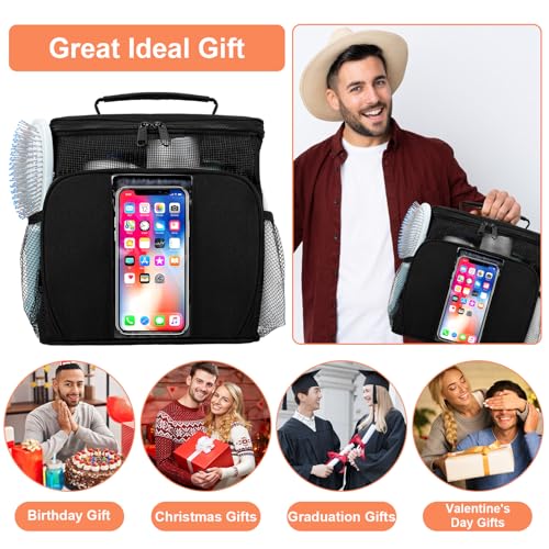 Dorm Room Essentials for Guys, Quick Dry Mesh Shower Caddy, Travel Toiletry Bag for Men and Women, Travel Cruise Ship Camping Essentials, Large Makeup Organizer for Full-Sized Toiletries Gifts for Men