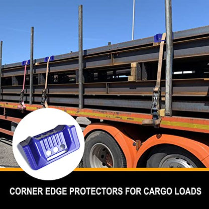 ENJ Flatbed Edge Protectors for Cargo Loads Corner Protectors Flatbed Used Together with Webbing to Protect Cargo, 20 Pack | Corner Protectors Flatbed Used Together with Webbing to Protect Cargo