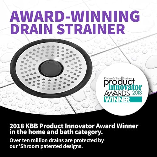 ShowerShroom SHSULT755 Ultra Revolutionary Shower Hair Catcher Drain Protector, No Size, Stainless
