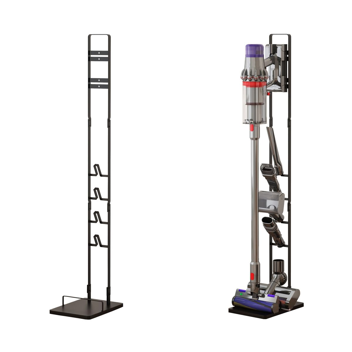 Foho Vacuum Stand Compatible for Dyson V15 V11 V10 V8 V7 V6, Stable Metal Storage Bracket Holder for Handheld DC30 DC31 DC34 DC35 DC58 DC59 DC62 Cordless Vacuum Cleaners & Accessories