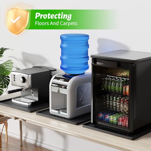 Mini Fridge Silicone Mat 19.7"x19.7"x0.47" - Non-Slip, Spill-Proof, Drip Prevention | Ideal for Refrigerators, Washing Machines, Dryers, Wine Coolers, and Dishwashers