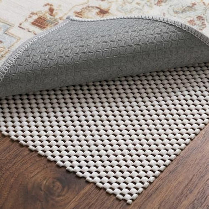 Non-Slip Rug Pad 6x9 Ft – 6'x9' PVC Anti-Slip Carpet Gripper Mat, 6 by 9 Feet Non Slip Pad for Area Rugs, Under Rug Padding for Hardwood Floors, Carpet Gripper Mat for Floors