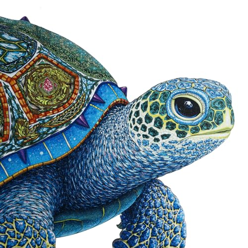 Turtle Outdoor Clock Waterproof for Patio Pool Garden Decor,11.3"x15.2" | Nautical Coastal Decorative,Silent,Inoor/Outside