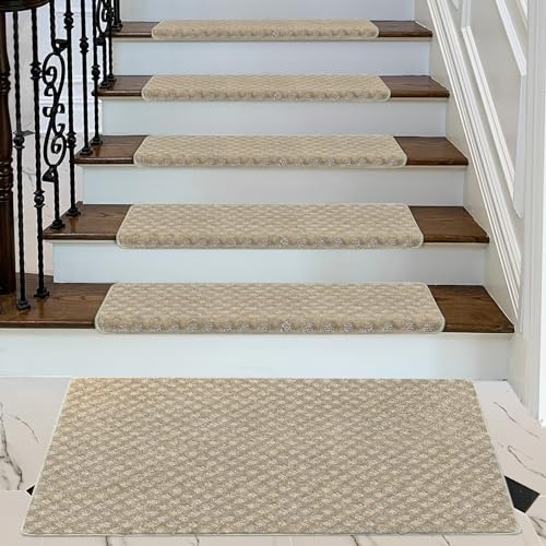 PURE ERA 2x3 Feet Area Rug Carpet Stair Landing Mat Landing Rug | Small Rug Tape Free Self Adhesive Non Slip, Indoor Doormat Floor Mat for Stairs Kitchen Entryway, Rug Washable and Reusable