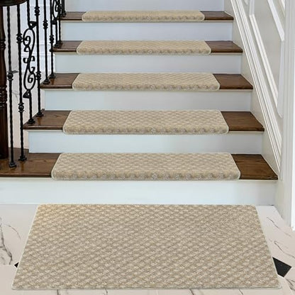 PURE ERA 2x3 Feet Area Rug Carpet Stair Landing Mat Landing Rug | Small Rug Tape Free Self Adhesive Non Slip, Indoor Doormat Floor Mat for Stairs Kitchen Entryway, Rug Washable and Reusable