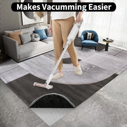 FestiCorp Non Slip Rug Pads 5x7 Ft Non Skid Thick Rug Pad Gripper | Anti-Slip Carpet Rug Mats for Under Area Rugs and Hard Surface Floors Hradwood and Tiles