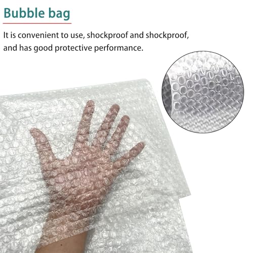 Foam Flat Screen TV Cover and Bubble Flat Screen TV Protective Covers Fits Up to 65''W x 36''H, Flat Screen TV Protection During House Moving, Storing, or Home Renovation (Double-layer)