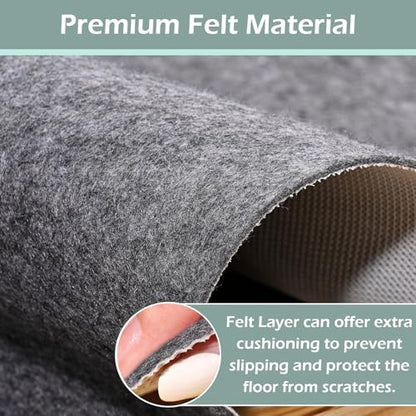Non-Slip Rug Pads,8x10ft Waterproof Rug Pad,Carpet Pad for Hardwood,Tile,All Floors – Floor Protection,Cushioning, Anti-Slip Grip