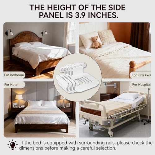 Upgraded Bed Sheet Holders Heavy Duty Straps 4Pack | Universal fit for all mattress sizes with fabric-safe sheet grippers that lock tight damage-free