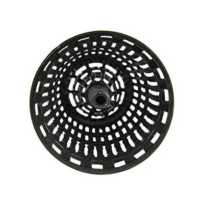 Danco 10529P Chrome Shower Drain Hair Catcher for Stand-Alone Shower, 3-inch Shower Drain Hair Trap, Includes 5 Replacement Baskets, Shower Strainer