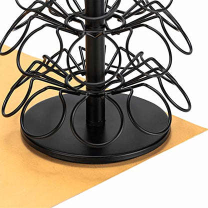 K Cup Storage, Coffee Capsules Pod Holder, 6 Tiers, 54 pods | K Cup Organizer, Spins 360-Degrees, Save Counter Space,Big Capacity for Home, Office