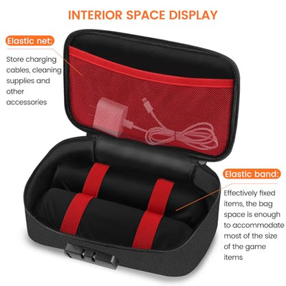Discreet Lockable Storage Toy Bag Box Organizer Container (Small) | Private storage with combination lock, protective padding and travel-friendly design.