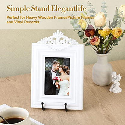 24 Pack Plate Stands for Display Picture Frame 4.5... (Black)