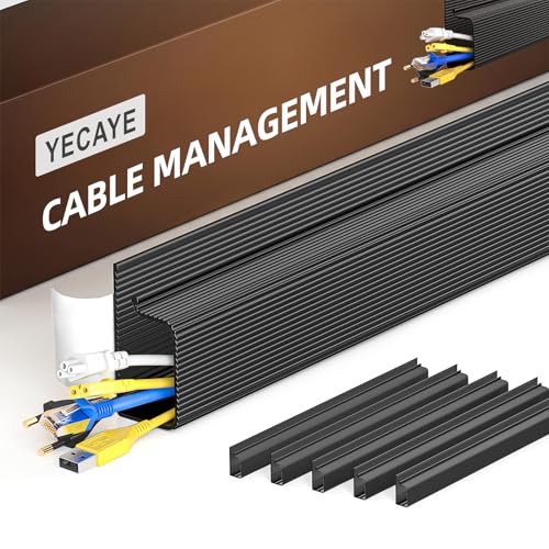 Cable Management, 6 Pack, Black (Black)