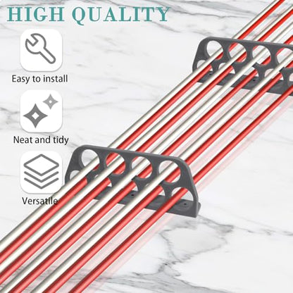 20 Pack Cable Chase-Wire Bracket, Cable Support Wire Bracket Holder | for NMB Electrical Cord Organized Management, 9-Hole 1-Inch Diameter