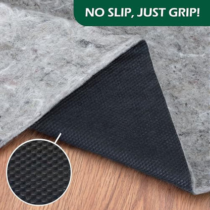 GATORGRIP Non-Slip Rug Pad, 2x8 Runner, 0.25 inch, Felt Cushion with Real Rubber Backing, Made in the USA, Great for Wood, Stone, Porcelain and Ceramic Tile, or Laminate