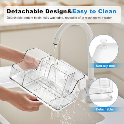 White Cosmetic Storage Box Dressing Table & Bathroom Counter Storage Lipstick & Brush Beauty Organizer Dressing Table Skincare Organizer Suitable for Bathroom, Living Room, and Kitchen Storage