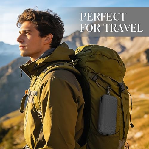 Double Oversized Eyeglasses Case Dual Sunglasses Case Hard Shell Glasses Case with Clip Metal Carabiner Travel