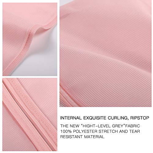 Lingerie Bag for Washing Delicates, Pink Bra Bags for Laundry, 5pcs | PInk Laundry Bag for Washing Machine & Dryer, For Garments, Sock, Underwear, Panties, Fine Mesh, Zipper Closure, 5Pack
