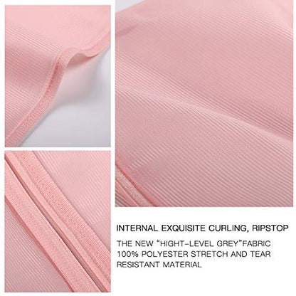 Lingerie Bag for Washing Delicates, Pink Bra Bags for Laundry, 5pcs | PInk Laundry Bag for Washing Machine & Dryer, For Garments, Sock, Underwear, Panties, Fine Mesh, Zipper Closure, 5Pack