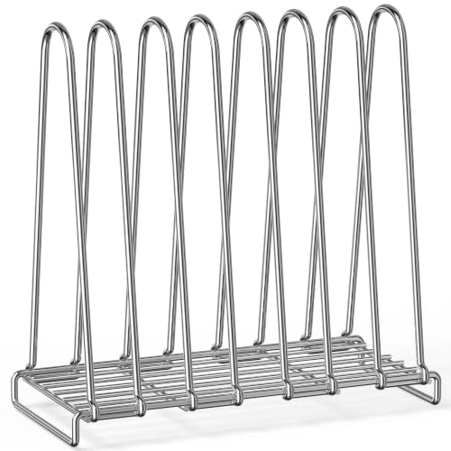 Reusable Bag Dry Rack, 304 Stainless Steel Plastic Bag Dry Rack with Silicone Drying Mat, Easy to Disassemble Bag Dryer Rack for Reusable Bags, Ziplock Bags, Silicone Bags, Space Saving Drying Stand