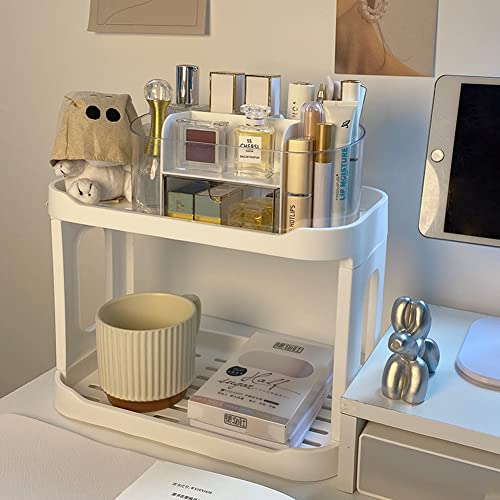 2-Tier Desk Organizers & Dispensers，Mail Holder fo... (White | Plastic)
