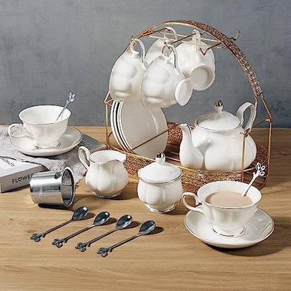 Coffee Mug Holder with Oval Drip Tray (Glod) | Mug Holders for Counter Coffee Rack Cup Holder Stand Dishes Organizer Steel Wire Rack Display Stand Service for Tea Cups