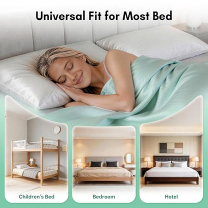 Bed Sheet Holders for Corners-4Pcs Sheet Locks for Fitted Sheets Non-Slip | Durable ABS Snap-Lock Design Keeps Mattress Sheets Firm&Tight, Foldable&Gentle, Easy No-Lift Install for All Mattress Types