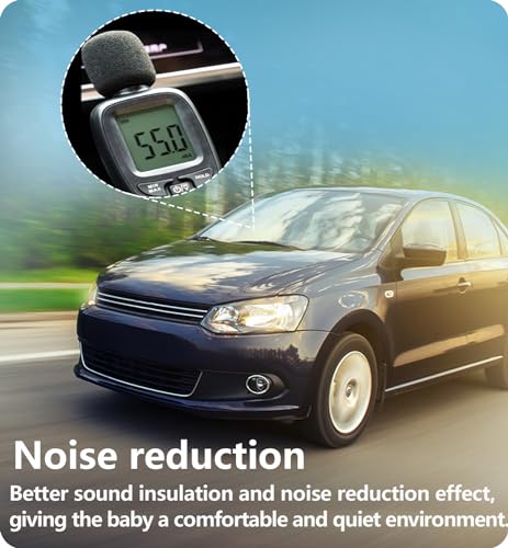 Car Door Seal Strip Double-Layer Self Adhesive Rubber 32.8 Ft | 5-Hole Design, Car Weather Stripping for Noise Reduction & Soundproofing, Dustproof Air Sealing for Trucks, Vehicles and RVs