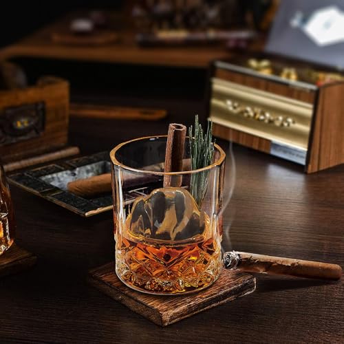 Clear Ice Cube Maker - 2.5" Ball - Stainless Steel Clear Ice Maker - Compact Design - for Whiskey, Cocktails, Bourbon - 2 PACK with Ice Tong & Ice Box
